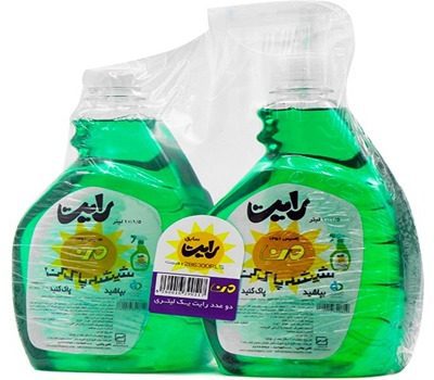 شیشه پاک کن رایت 1 لیتری 2 عددی