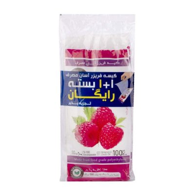 پک کیسه فریزر شیت 1+1 پتروکلین 100عددی