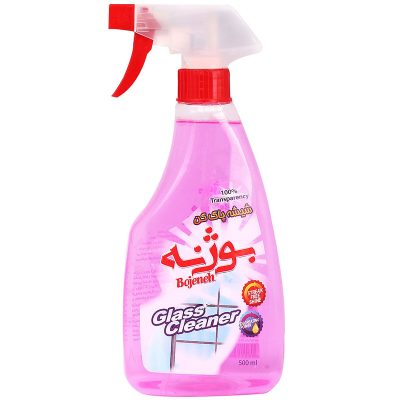 شیشه پاک کن صورتی بوژنه 500 میلی لیتری