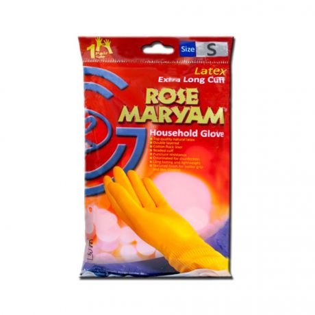 1639582410-دستکش-ساق-بلند-رز-مریم-سایز-کوچک-1 دستکش خانگی ظرفشویی ساق بلند سایز کوچک رز مریم - هایپر - تصویر 1